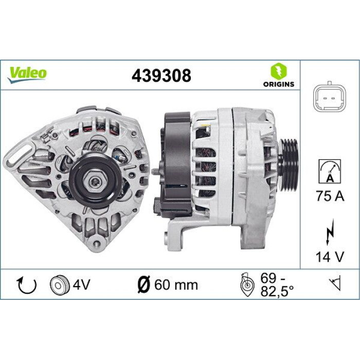 Valeo Lichtmaschine 439308 Valeo Lichtmaschine 439308