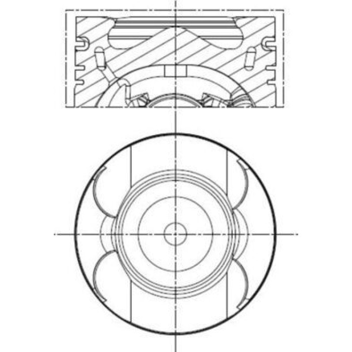 MAHLE Kolben 001 PI 00133 000