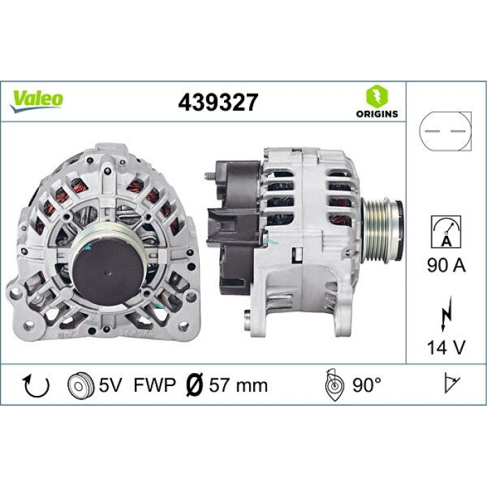 439327 Valeo Lichtmaschine 439327