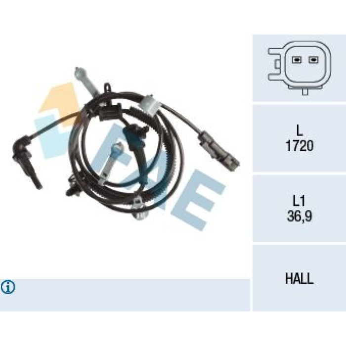 FAE Sensor, Raddrehzahl 78239 FAE Sensor, Raddrehzahl 78239