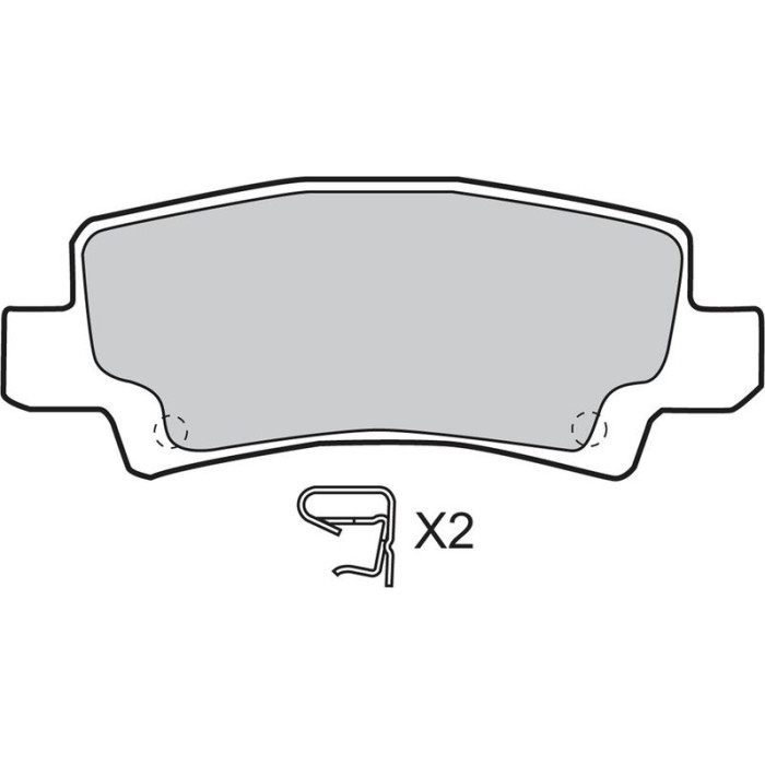 Valeo Bremsbelagsatz 598680 Valeo Bremsbelagsatz 598680