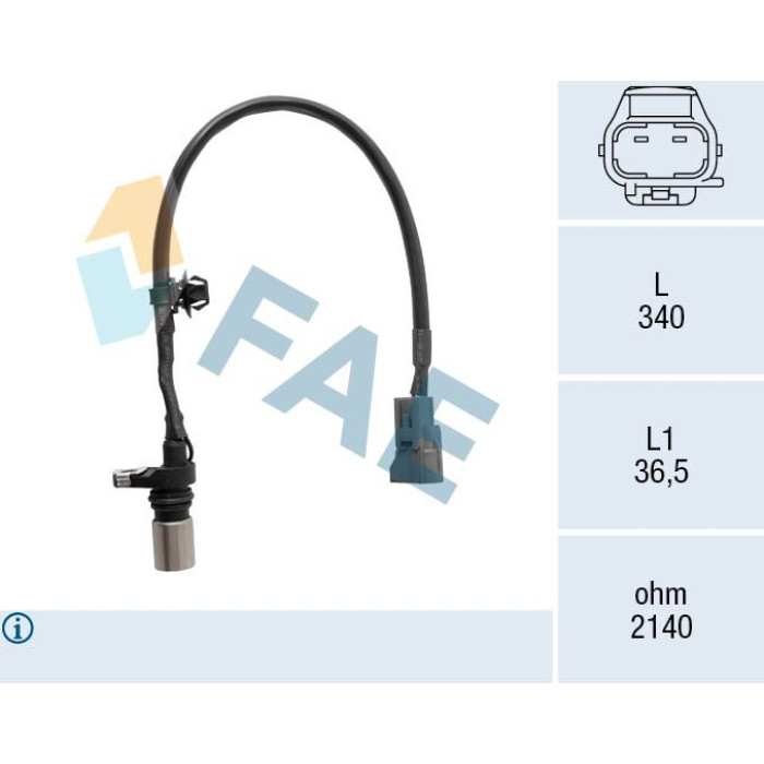 FAE Impulsgeber, Kurbelwelle 79534 FAE Impulsgeber, Kurbelwelle 79534