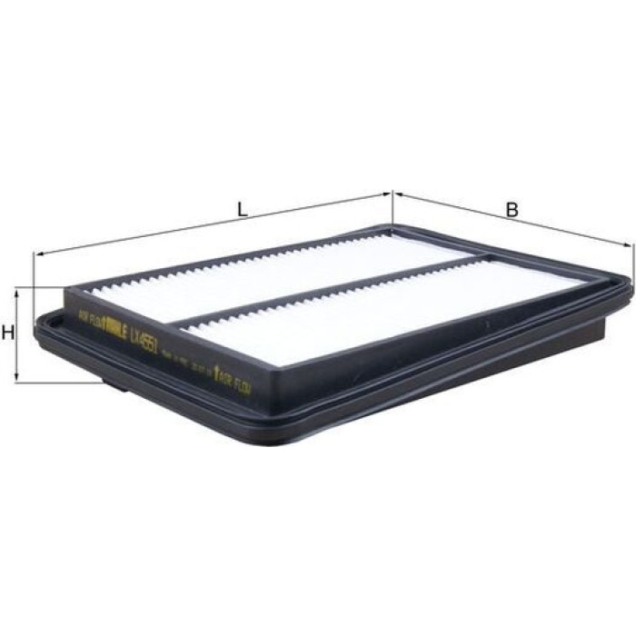 MAHLE Luftfilter LX 4551 MAHLE Luftfilter LX 4551