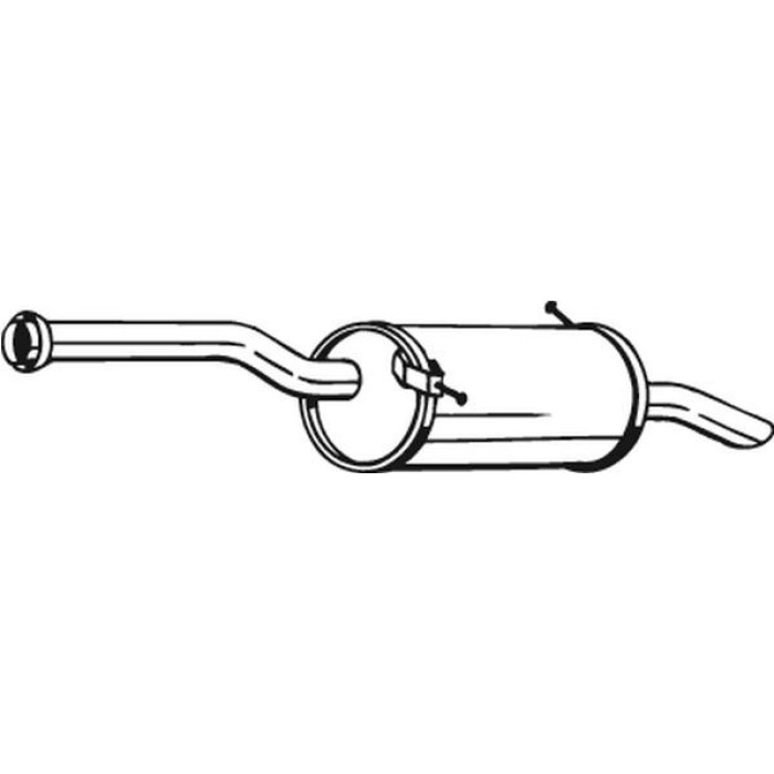 Bosal Schalldämpfer 135-121 Bosal Schalldämpfer 135-121