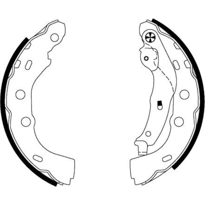 Textar Bremsbackensatz 91074800 – mit ABS, 200 x 32 Textar Bremsbackensatz 91074800 – mit ABS, 200 x 32