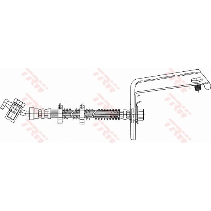 TRW Bremsschlauch PHD963 TRW Bremsschlauch PHD963