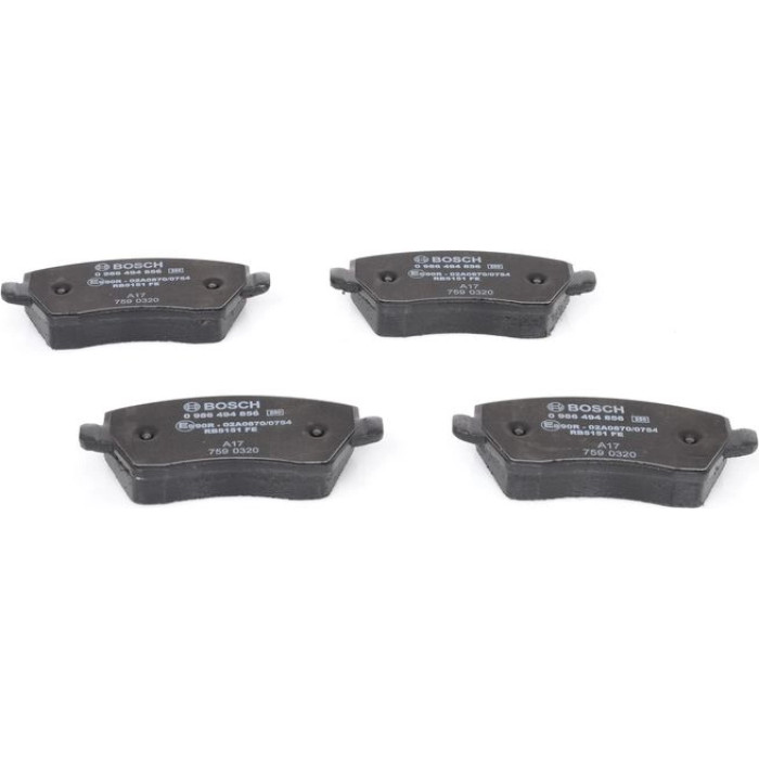 Bosch Bremsbelagsatz 0 986 494 856 Bosch Bremsbelagsatz 0 986 494 856