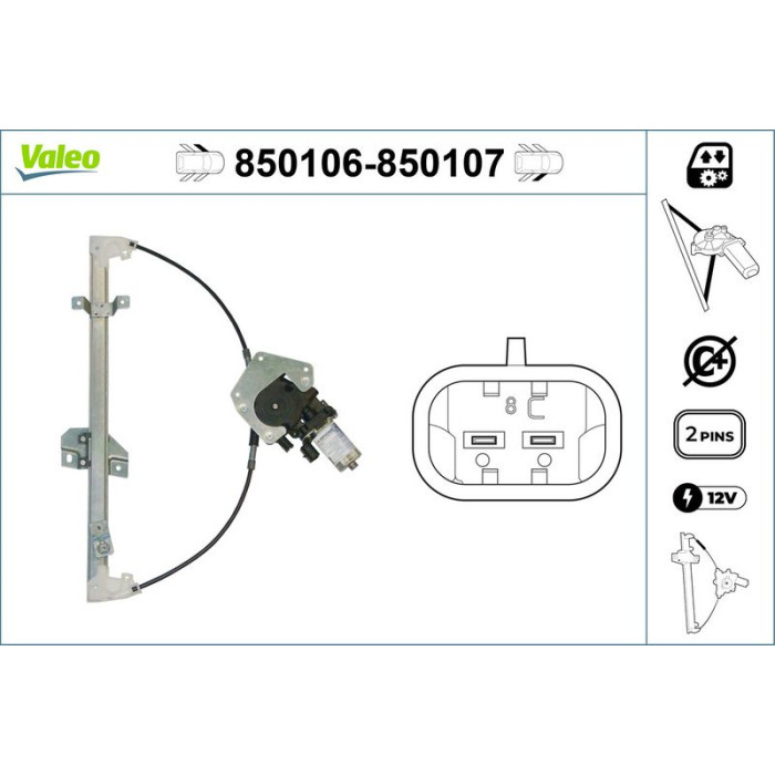 VALEO 850106 Fensterheber VALEO 850106 Fensterheber