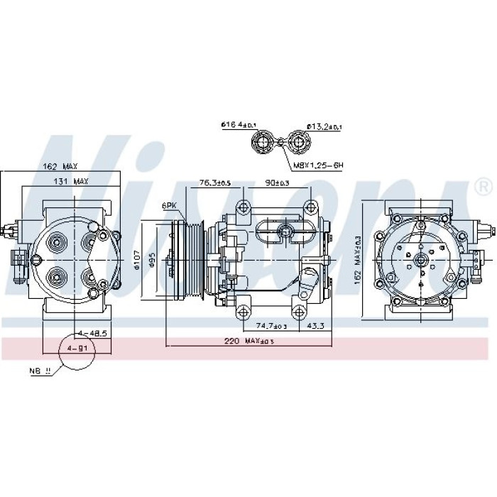 Nissens Klimakompressor PKW 89239