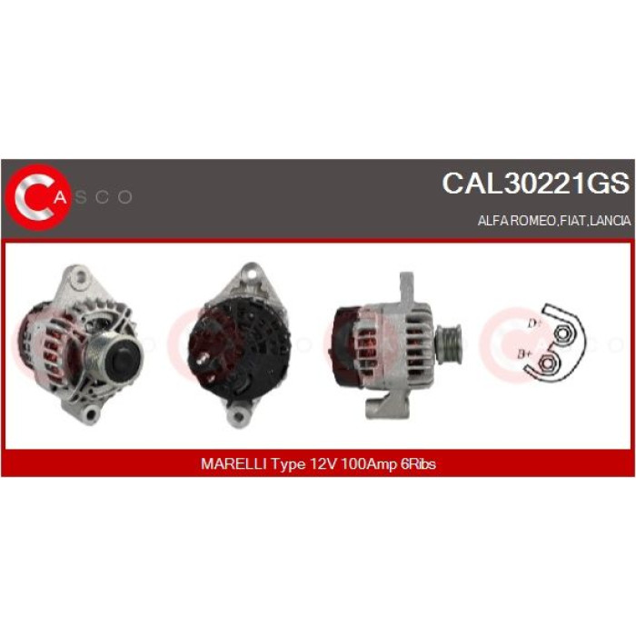 CASCO Generator CAL30221GS CASCO Generator CAL30221GS