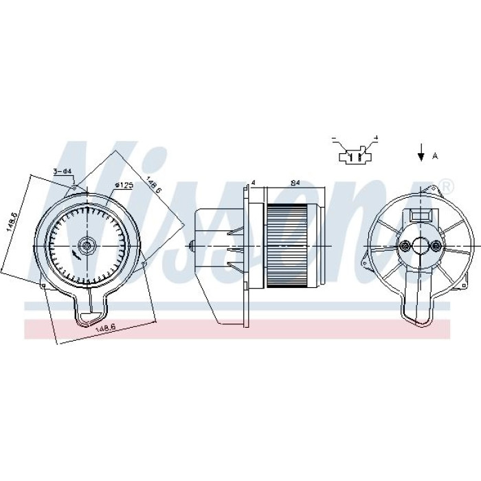 Nissens Innenraumgebläse 87305 Nissens Innenraumgebläse 87305