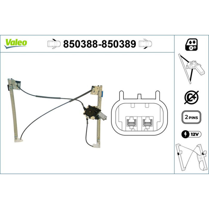 VALEO 850389 Fensterheber VALEO 850389 Fensterheber