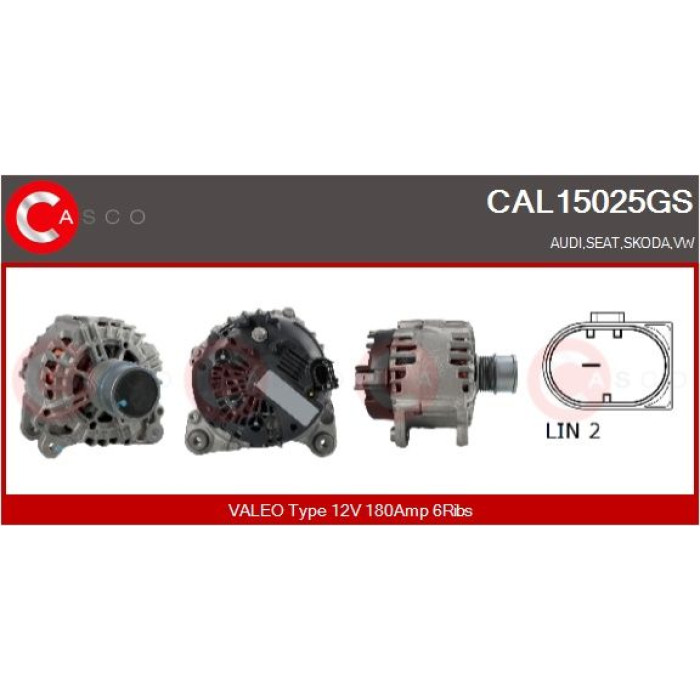 CASCO Generator CAL15025GS CASCO Generator CAL15025GS