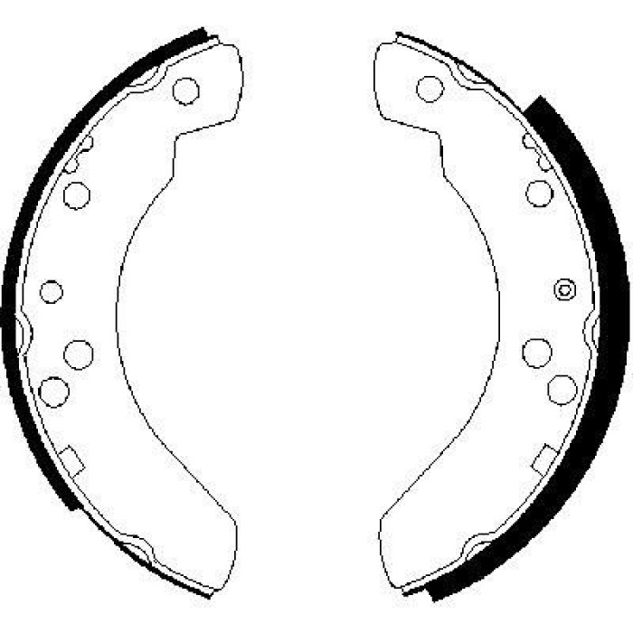 Bosch Bremsbacken 0 986 487 242