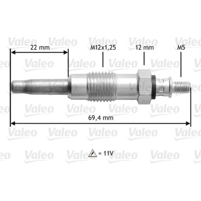 Valeo Glühkerze 345116 Valeo Glühkerze 345116