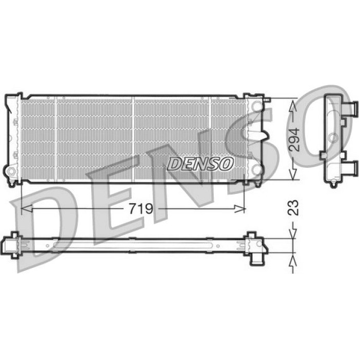 Denso Motorkühler DRM32026 Denso Motorkühler DRM32026