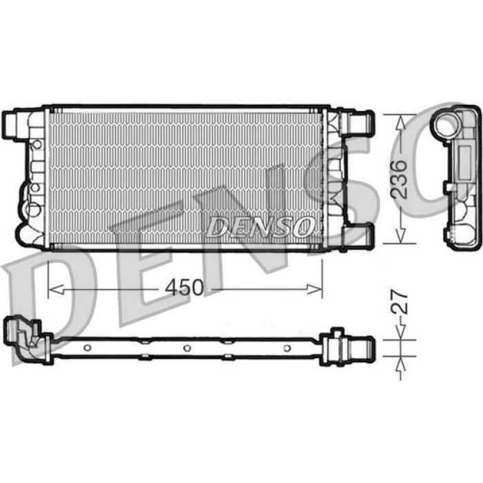 Denso Motorkühler DRM09041 Denso Motorkühler DRM09041