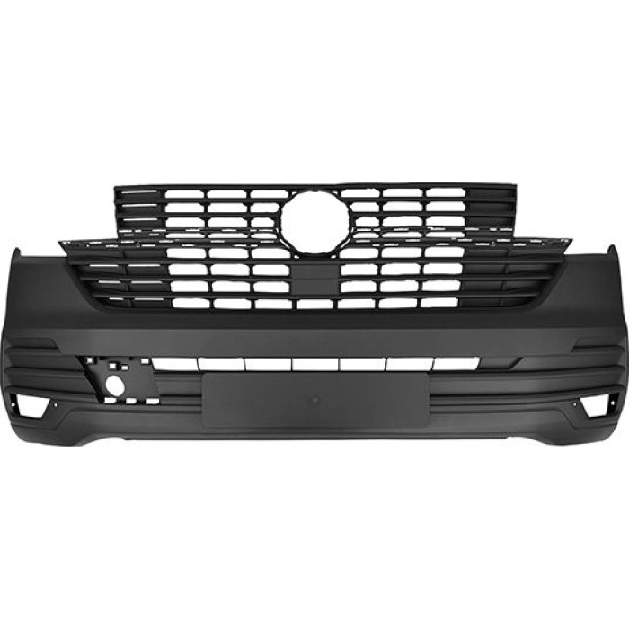 Stoßstange vorne schwarz ohne parksensoren (mit markierung) Premium Quality 7395,303,5