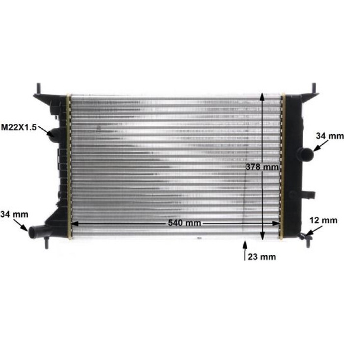 MAHLE Kühler, Motorkühlung CR 636 000S