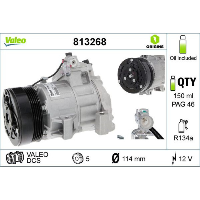 Valeo Klimakompressor 813268 Valeo Klimakompressor 813268