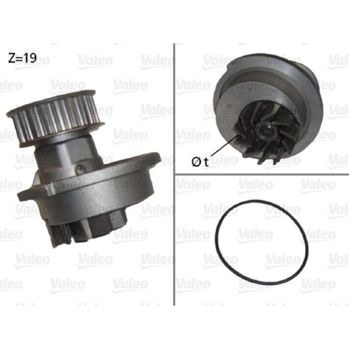 Valeo Wasserpumpe / Kühlmittelpumpe 506647