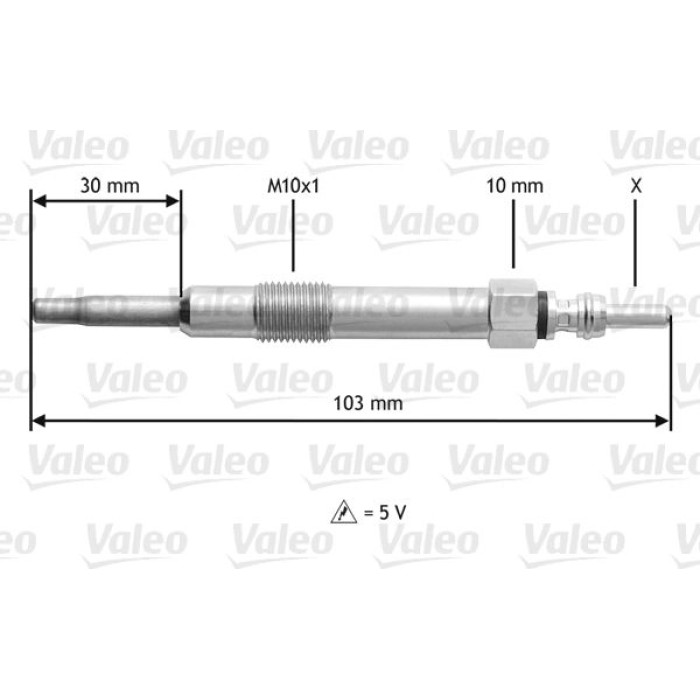 Valeo Glühkerze 345115 Valeo Glühkerze 345115