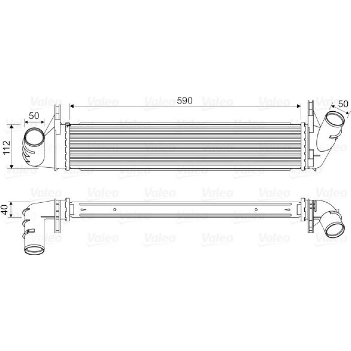 818678 Valeo Ladeluftkühler 818678 818678 Valeo Ladeluftkühler 818678