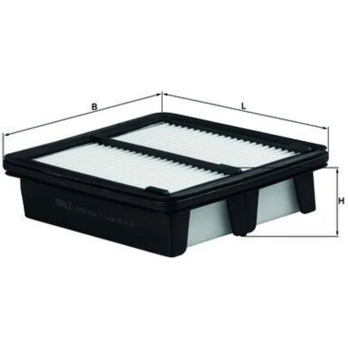 MAHLE Luftfilter LX 2889 MAHLE Luftfilter LX 2889