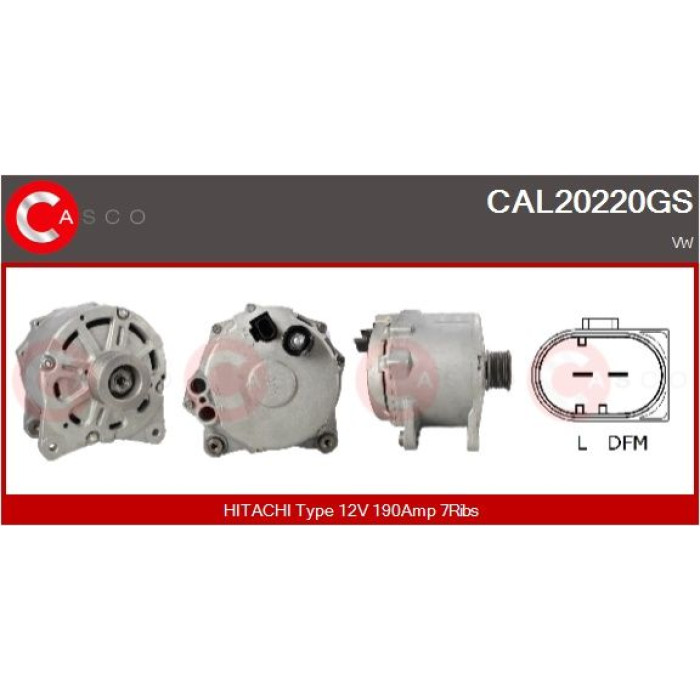 CASCO Generator CAL20220GS CASCO Generator CAL20220GS