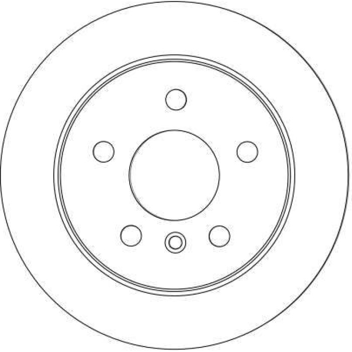 TRW Bremsscheibe Mercedes-Benz W169 B-Klasse DF4453 TRW Bremsscheibe Mercedes-Benz W169 B-Klasse DF4453