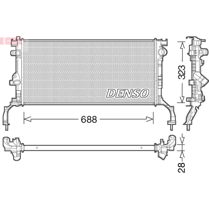 Denso Motorkühler DRM23038