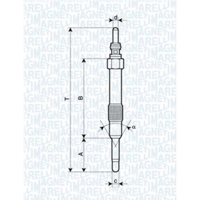 Magneti Marelli Glühkerze 062900014304