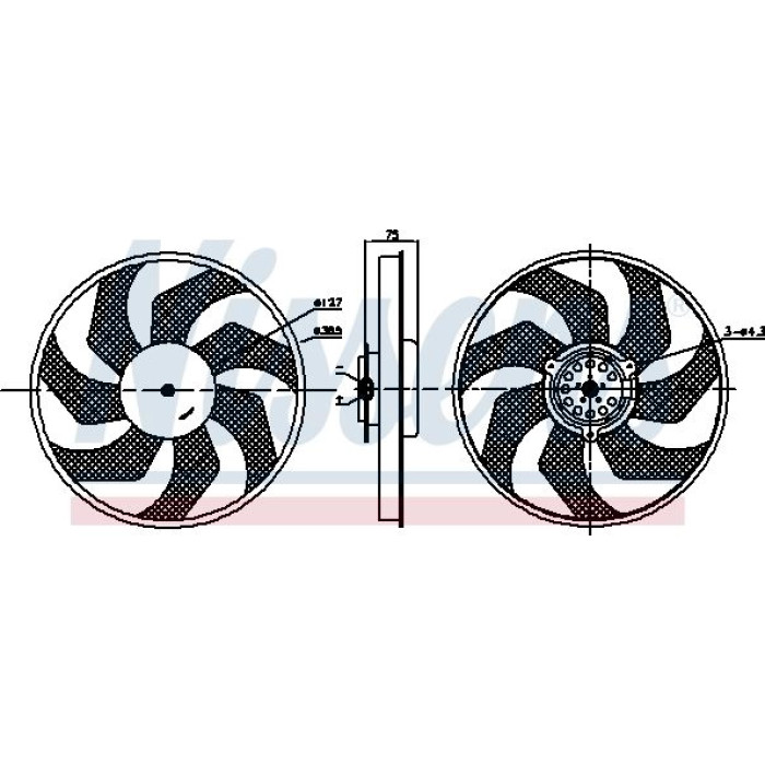 Nissens Kühlerlüfter PKW 85956 Nissens Kühlerlüfter PKW 85956