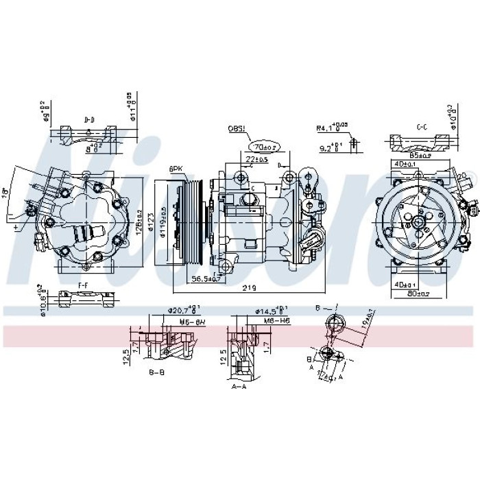 Nissens Klimakompressor PKW 89362 Nissens Klimakompressor PKW 89362