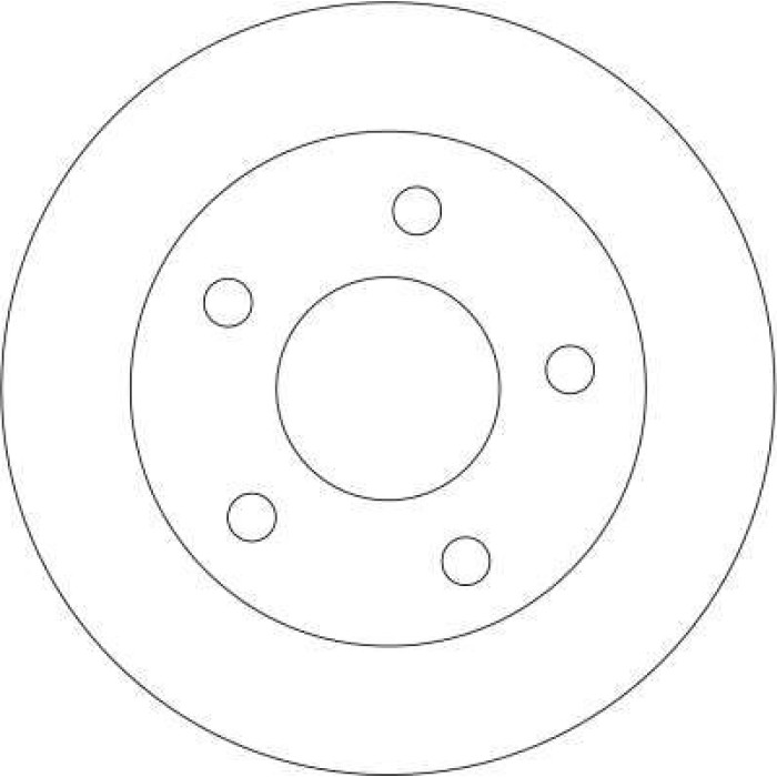 TRW Bremsscheibe Nissan Primera DF4357 TRW Bremsscheibe Nissan Primera DF4357