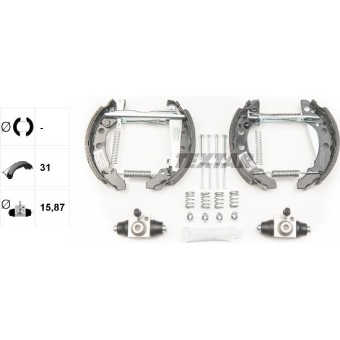 Textar Bremsbackensatz 84018202 Textar Bremsbackensatz 84018202