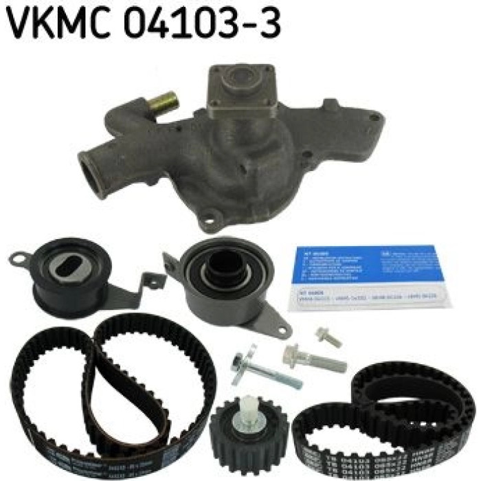 SKF Zahnriemensatz mit Wasserpumpe VKMC 04103-3 SKF Zahnriemensatz mit Wasserpumpe VKMC 04103-3