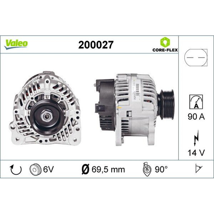 Valeo Lichtmaschine 200027