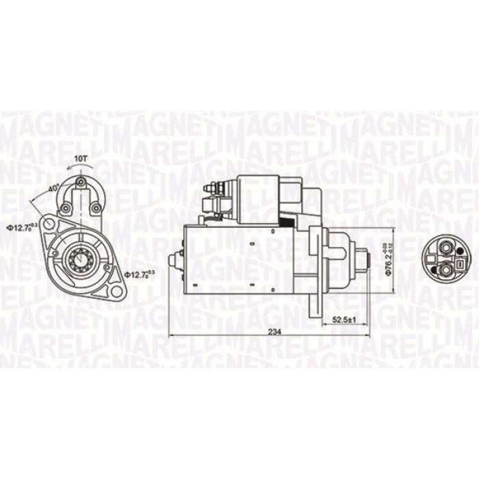 Magneti Marelli Anlasser 063721200010 Magneti Marelli Anlasser 063721200010