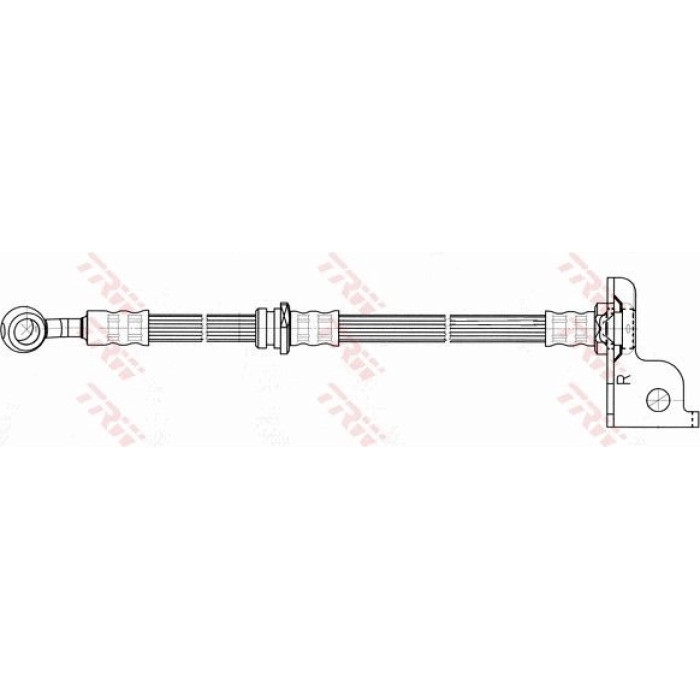 TRW Bremsschlauch PHD615 TRW Bremsschlauch PHD615