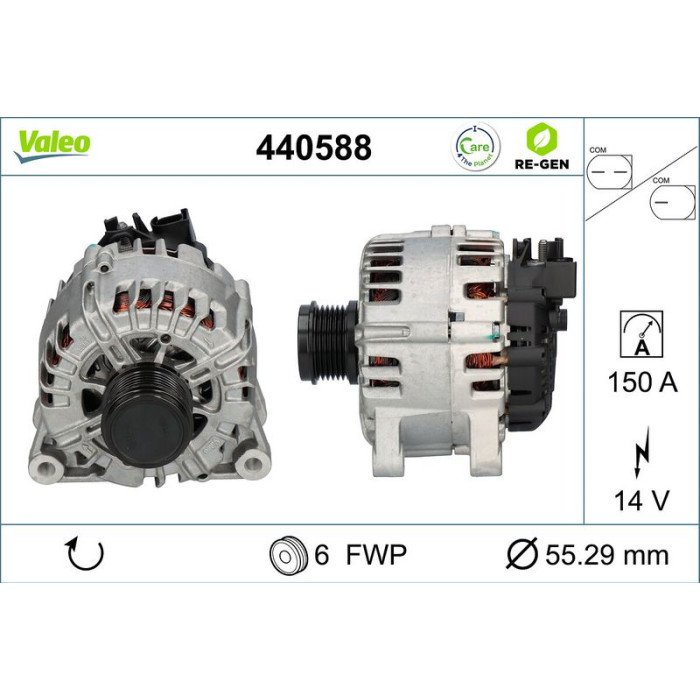 Valeo Lichtmaschine 440588 Valeo Lichtmaschine 440588