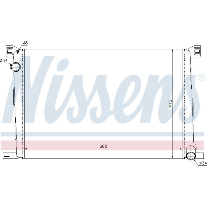 Nissens Wasserkühler PKW 69706