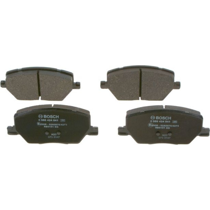 Bosch Bremsbelagsatz Scheibenbremse 0 986 424 841 Bosch Bremsbelagsatz Scheibenbremse 0 986 424 841