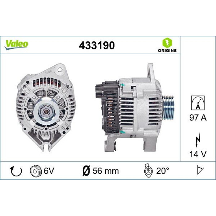 Valeo Lichtmaschine 433190
