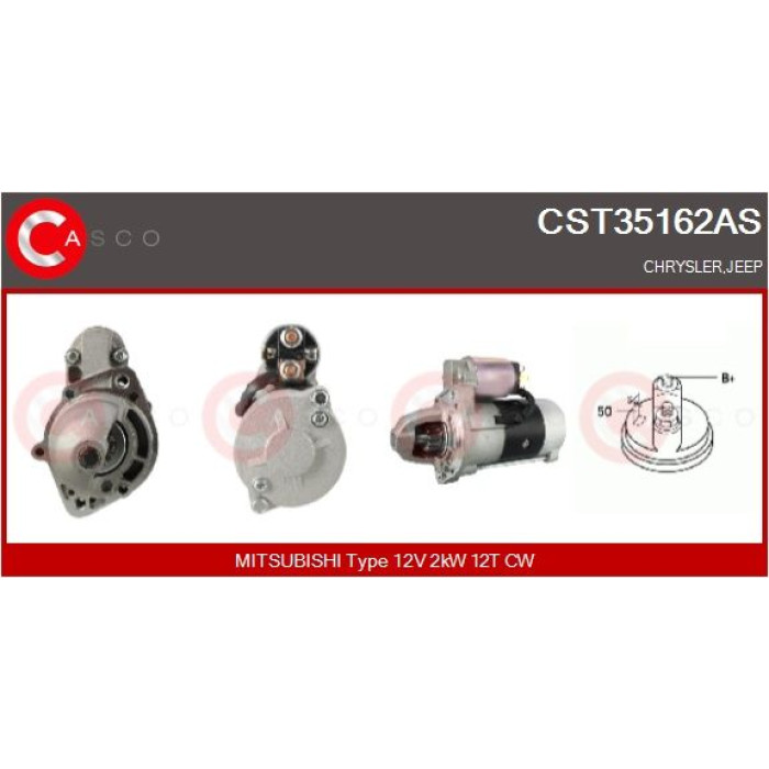 CASCO Anlasser CST35162AS CASCO Anlasser CST35162AS