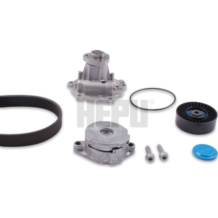 HEPU Keilrippenriemensatz mit Wasserpumpe PK05427 HEPU Keilrippenriemensatz mit Wasserpumpe PK05427