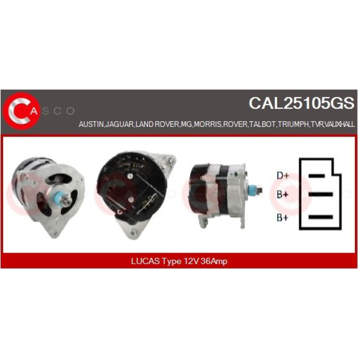 CASCO Generator CAL25105GS CASCO Generator CAL25105GS