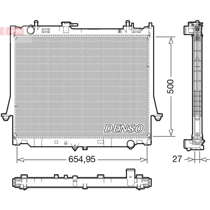 Denso Motorkühler DRM99014 Denso Motorkühler DRM99014