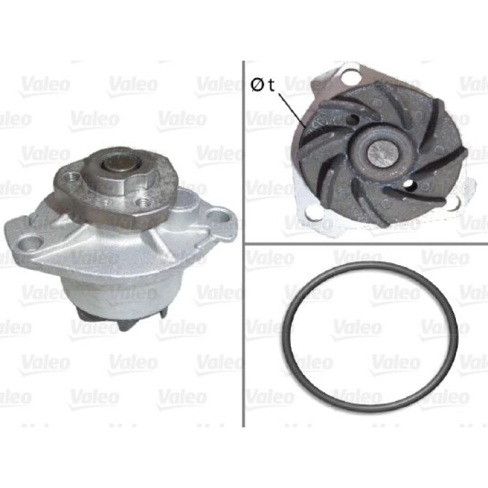 Valeo Wasserpumpe / Kühlmittelpumpe 506484 Valeo Wasserpumpe / Kühlmittelpumpe 506484