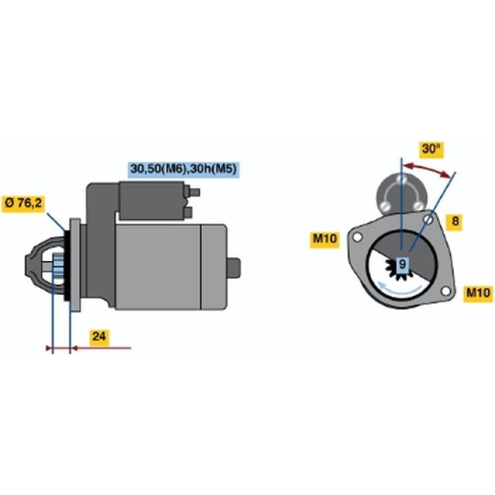 Bosch Starter 0 001 108 230 Bosch Starter 0 001 108 230